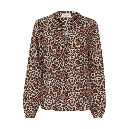 Cream Cream Blouse CR Tiah crème / karamel / lichtbruin / zwart