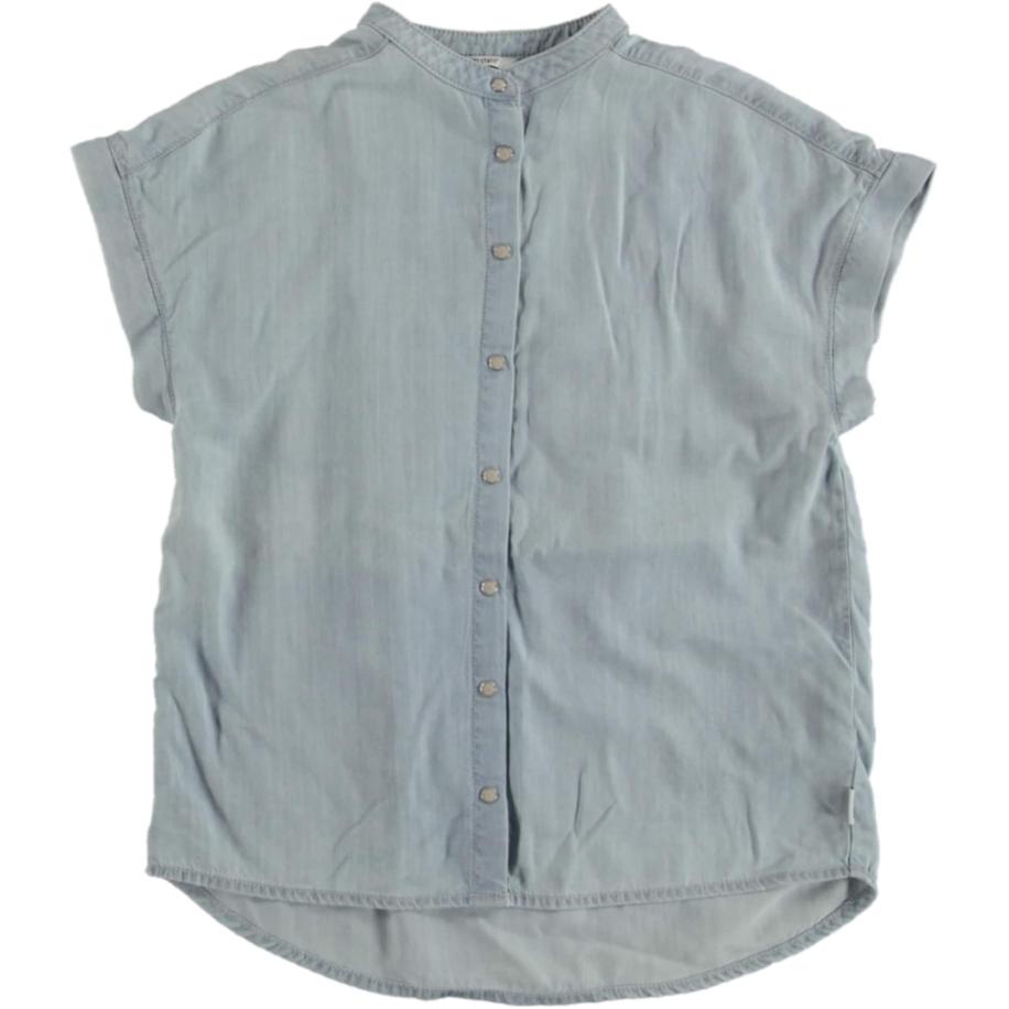 Mustang MUSTANG Blouse STYLE TULSA blauw denim -