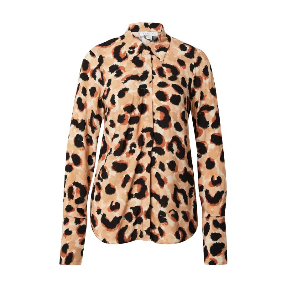 Topshop TOPSHOP Blouse bruin / cappuccino / zwart -
