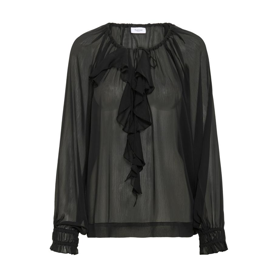 Saint Tropez SAINT TROPEZ Blouse Lazie zwart -