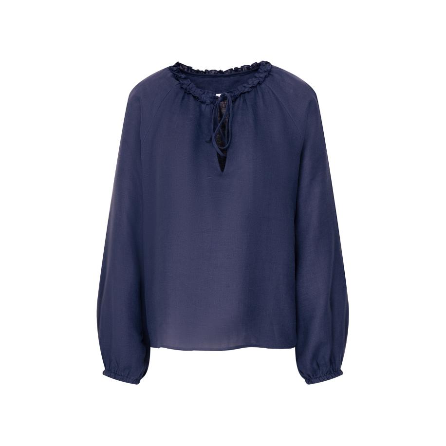 Seidensticker SEIDENSTICKER Blouse Schwarze Rose blauw -