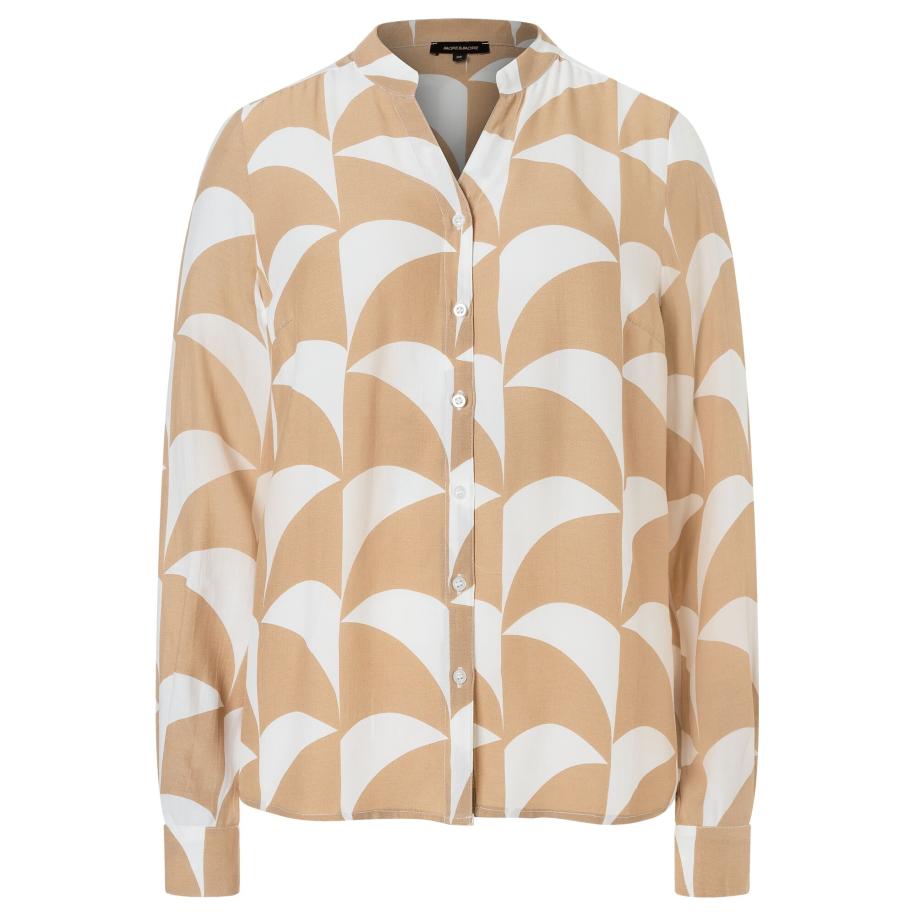 More & More MORE & MORE Blouse camel / offwhite -