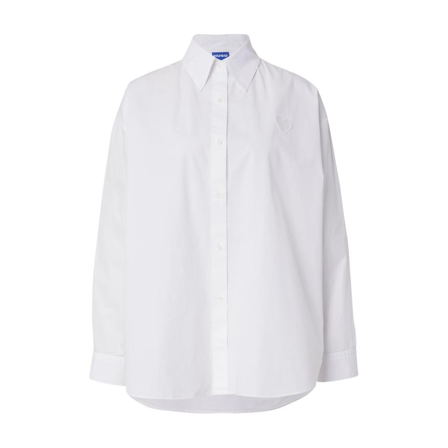 Hugo Boss HUGO Blouse Elisana blauw / zwart / wit -