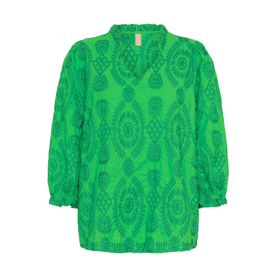 Culture CULTURE Blouse Utia jade groen / donkergroen -