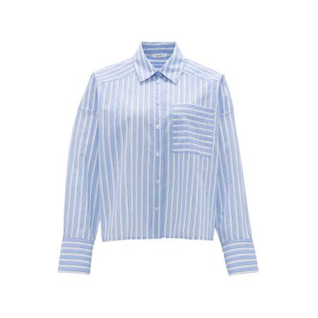 OPUS OPUS Blouse Fokia lichtblauw / wit