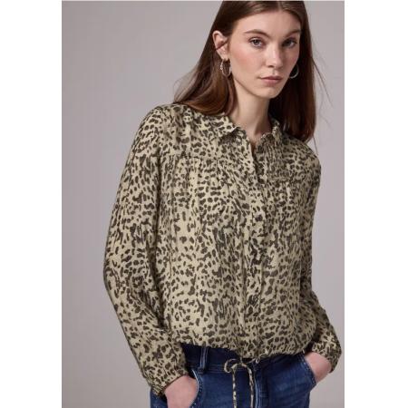 Street One Blouse met leopatroon