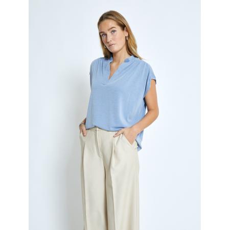 Minus minus Blouse Fiba lichtblauw