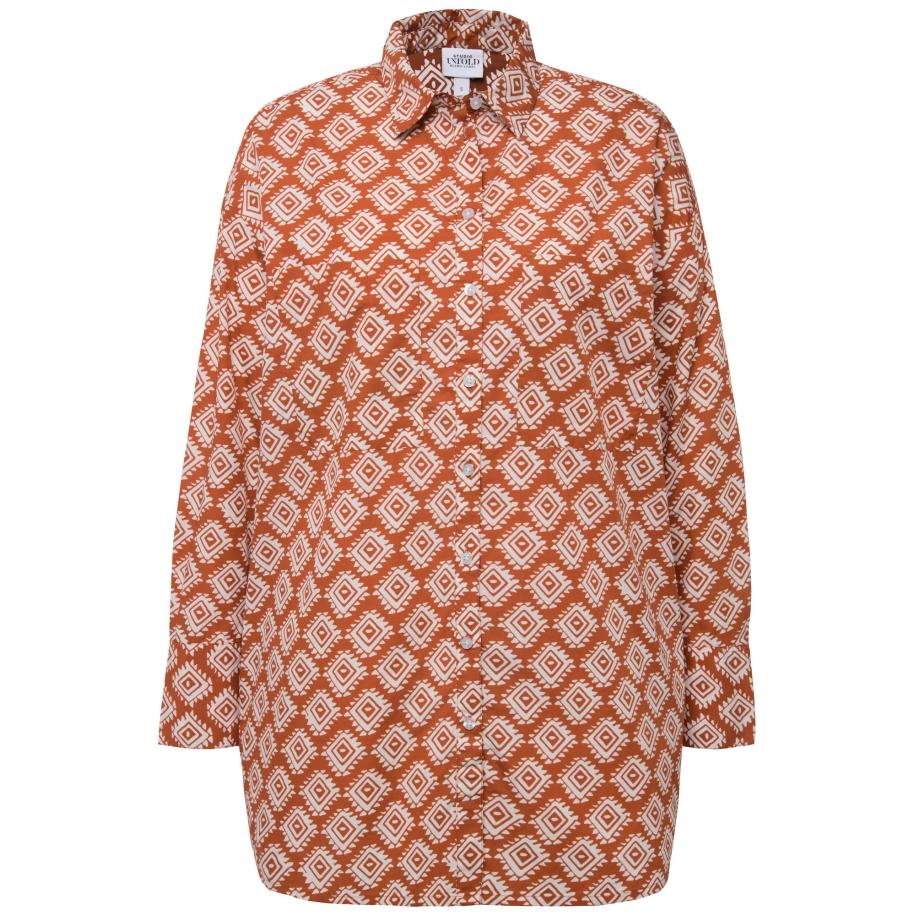 Studio Untold Studio Untold Blouse beige / oranje / rood -