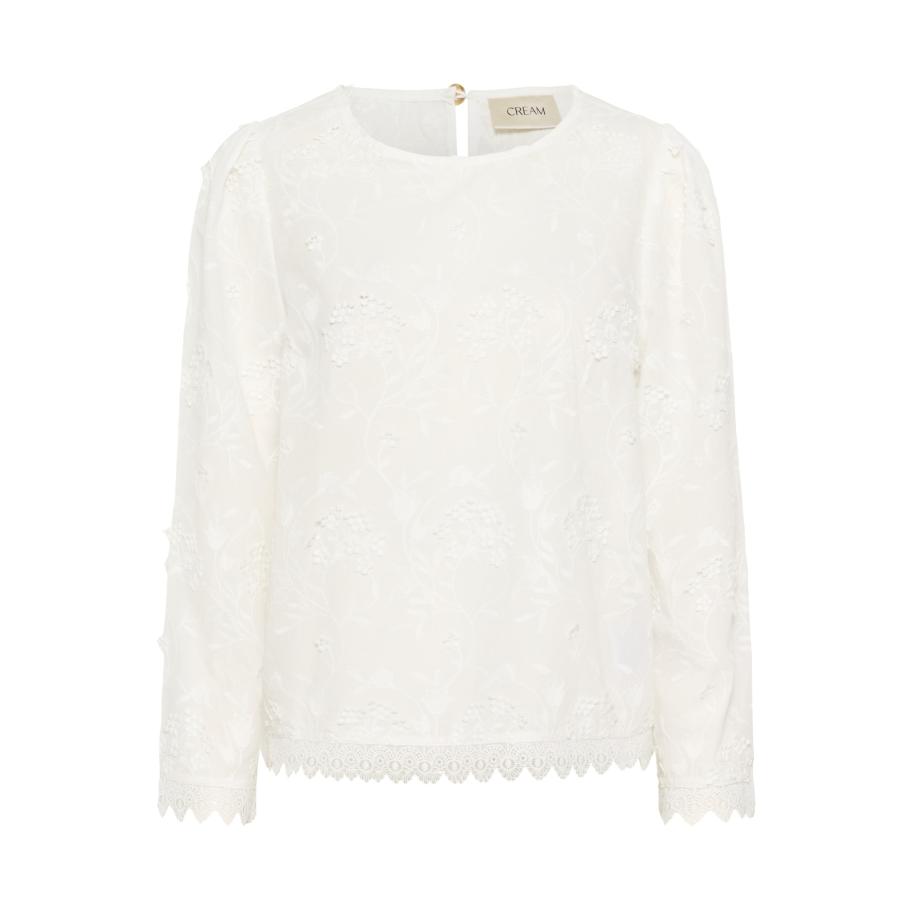 Cream Cream Blouse Hilda wit -