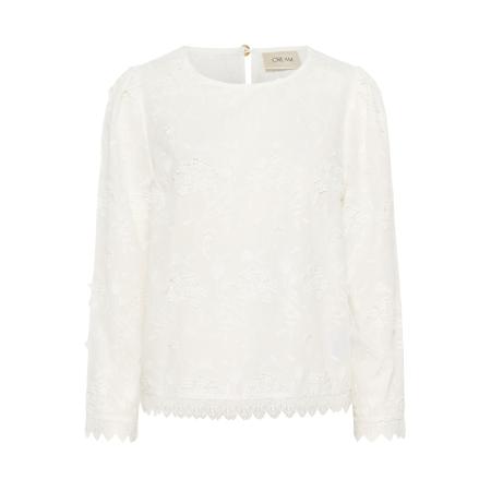 Cream Cream Blouse Hilda wit