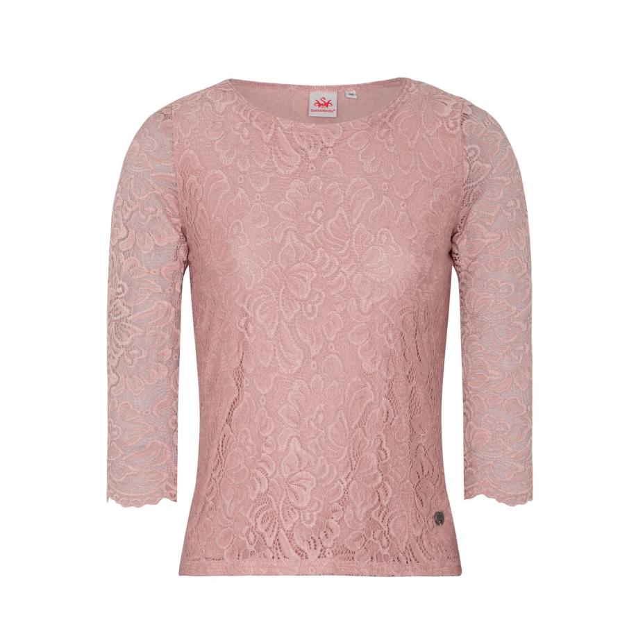 Spieth & Wensky SPIETH & WENSKY Klederdracht blouse Alheim rosa -