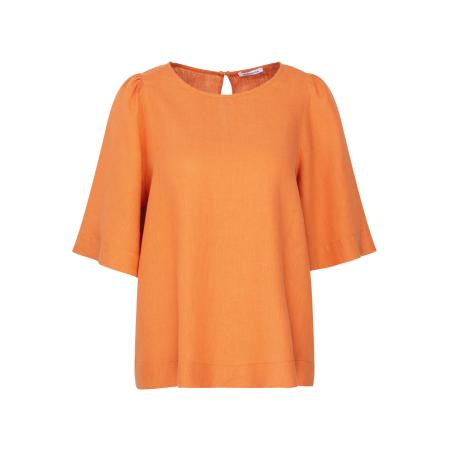 SEIDENSTICKER Blouse Schwarze Rose oranje