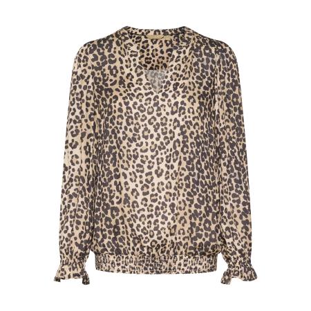 Culture CULTURE Blouse Pia nude / roestbruin / donkerbruin