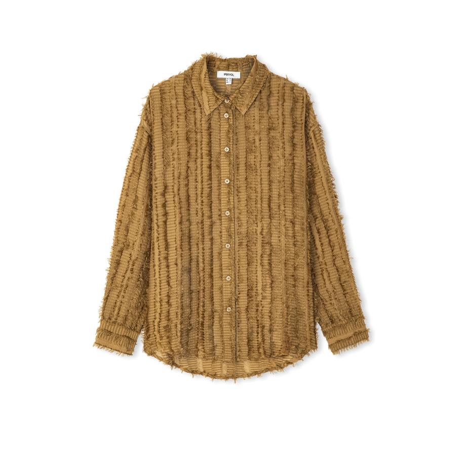 Ipekyol Ipekyol Blouse lichtbruin -