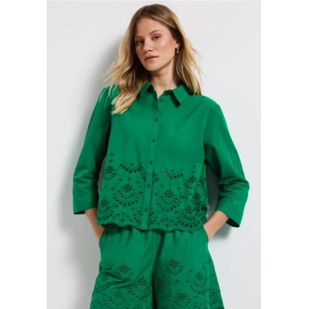 Street One Overhemd blouse met borduursel