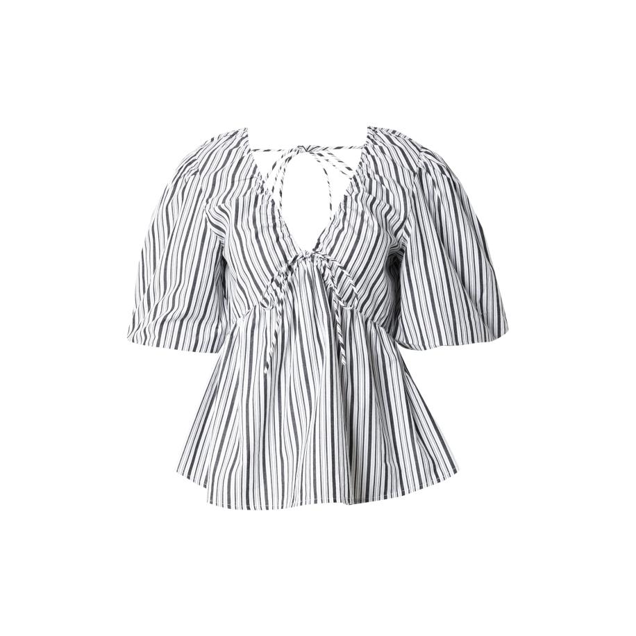 Topshop TOPSHOP Blouse navy / wit -