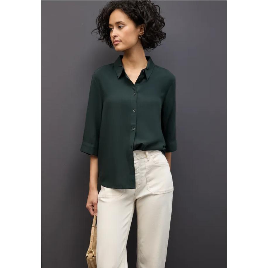 Street One Overhemd blouse Groen