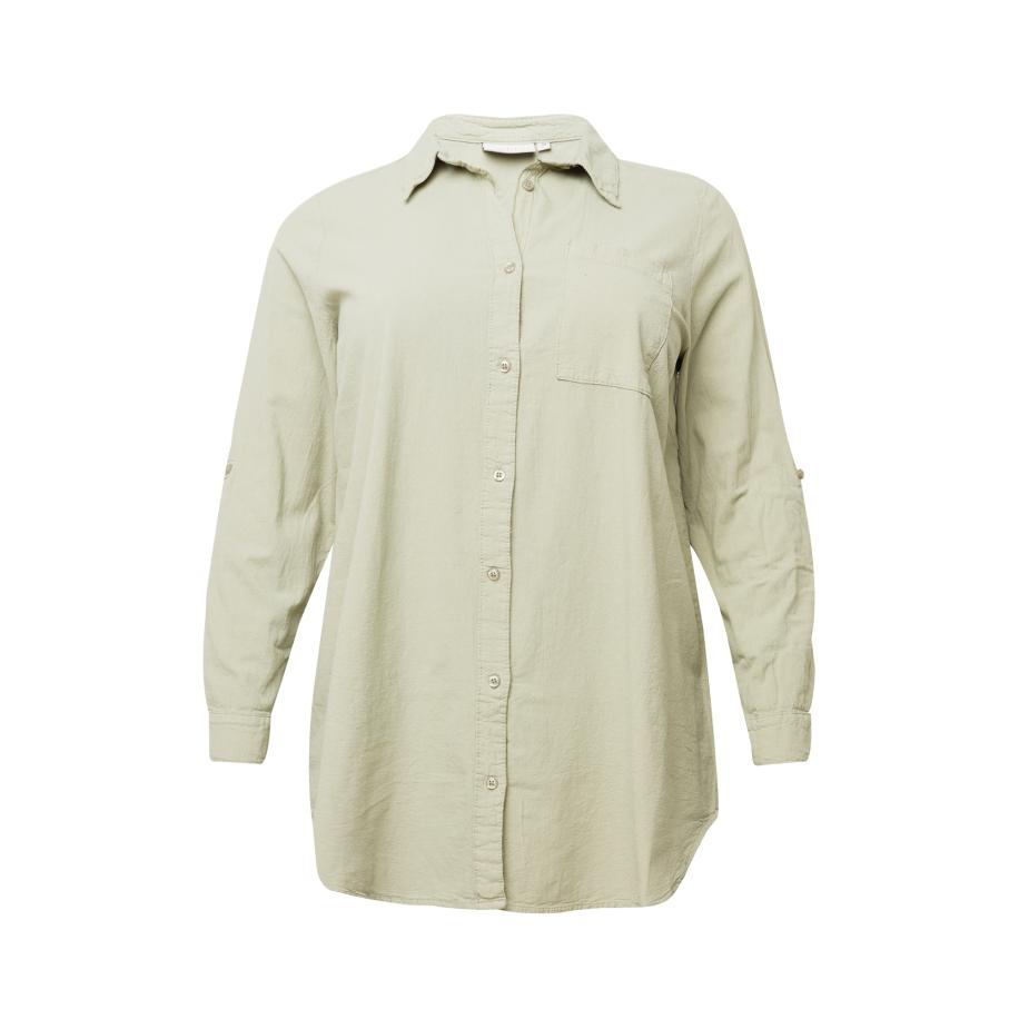 Kaffe KAFFE CURVE Blouse Nana pastelgroen -