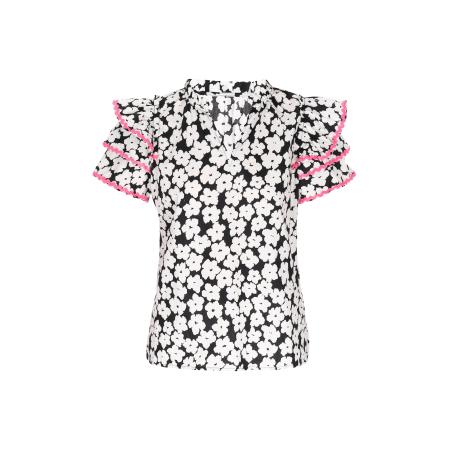 MYMO MYMO Blouse Fashion Lover rosa / zwart / wit