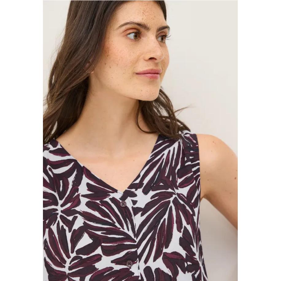 CECIL Gedessineerde blouse top Rood