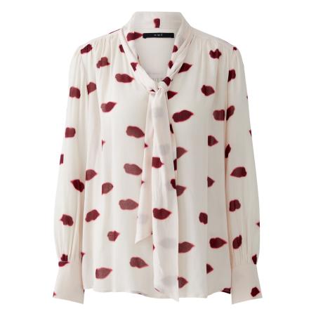 Oui OUI Blouse lichtroze / rood