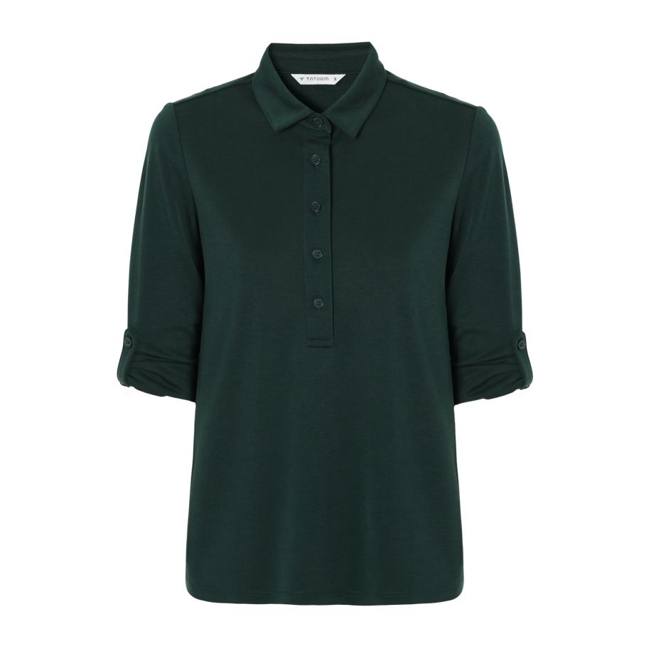 TATUUM TATUUM Blouse FLEA donkergroen -