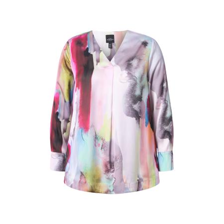 Ulla Popken Ulla Popken Blouse aqua / pastellila / pink