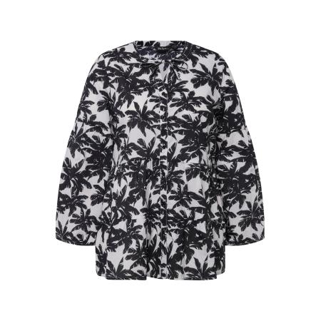 Ulla Popken Ulla Popken Blouse zwart / wit