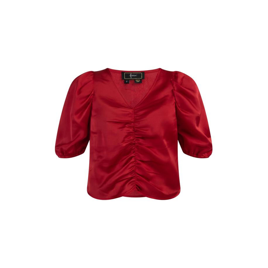Faina faina Blouse robijnrood -
