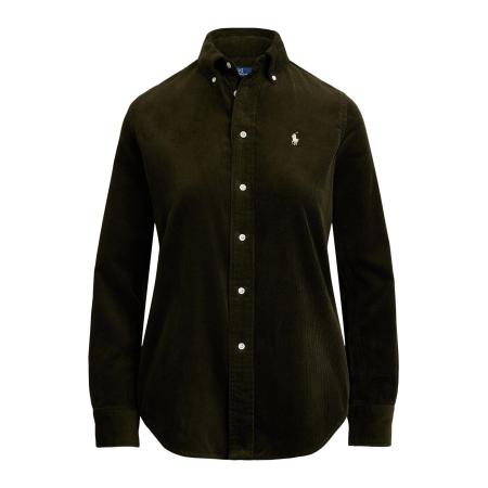 Polo Ralph Lauren Blouse ecru / olijfgroen