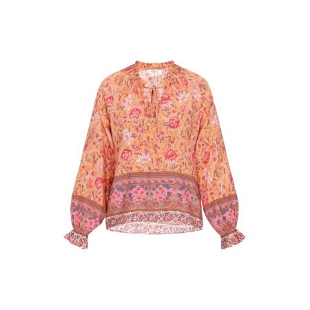 Gaya Gaya Blouse Fashion Look oranje / koraal / rosa / donkerrood