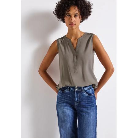 Street One Blousetop in effen kleur