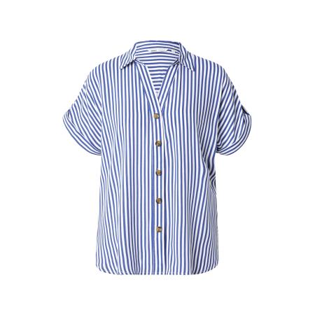 Only ONLY Blouse ONLYasmin donkerblauw / wit