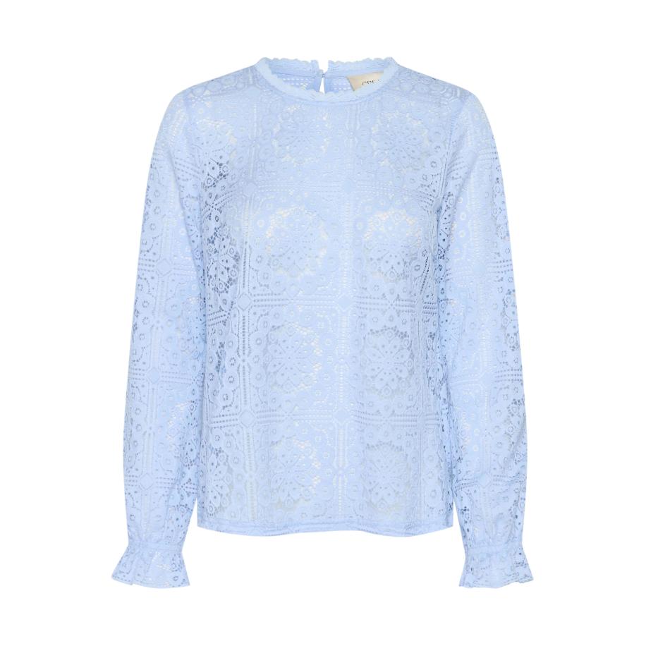 Cream Cream Blouse Tiley lichtblauw -