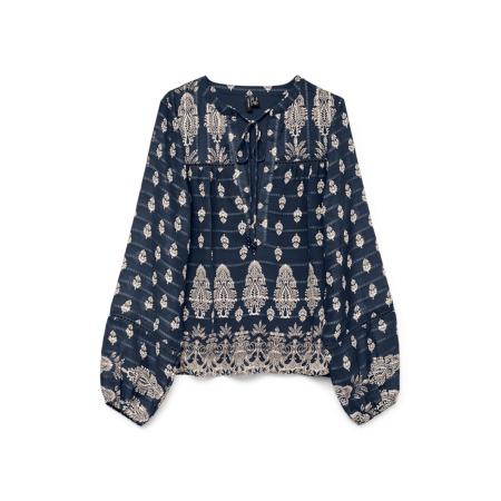 Vero Moda VERO MODA Blouse VMHEDI navy / offwhite