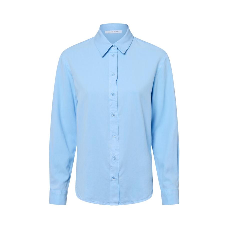 Samsøe & Samsøe Samsøe Samsøe Blouse Madisoni lichtblauw Blauw