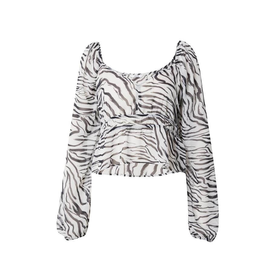 Envii Envii Blouse MATCH zwart / wit -