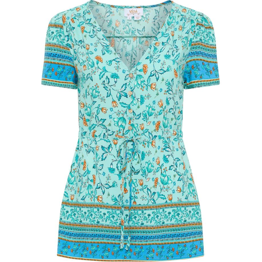 Usha usha FESTIVAL Blouse blauw / turquoise / cyaan blauw / oranje -