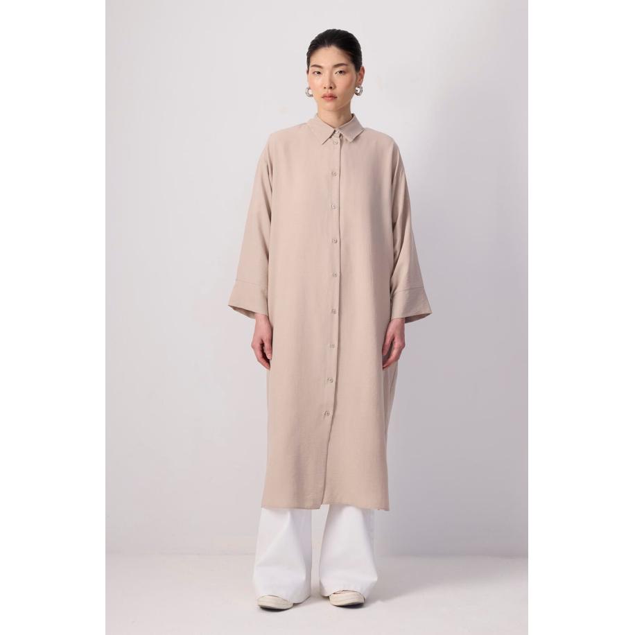 Touche Prive Touche Prive Tuniek beige -