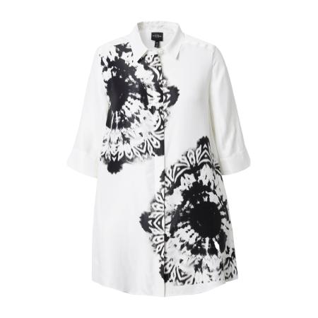 Ulla Popken Ulla Popken Tuniek zwart / wit