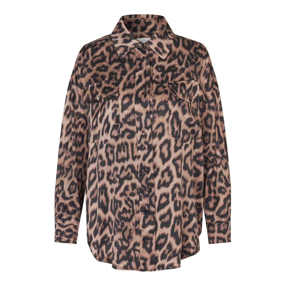 Dea Kudibal Blouse Kamma bruin / zwart Bruin