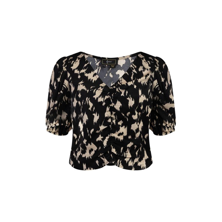 Faina faina Blouse beige / zwart -
