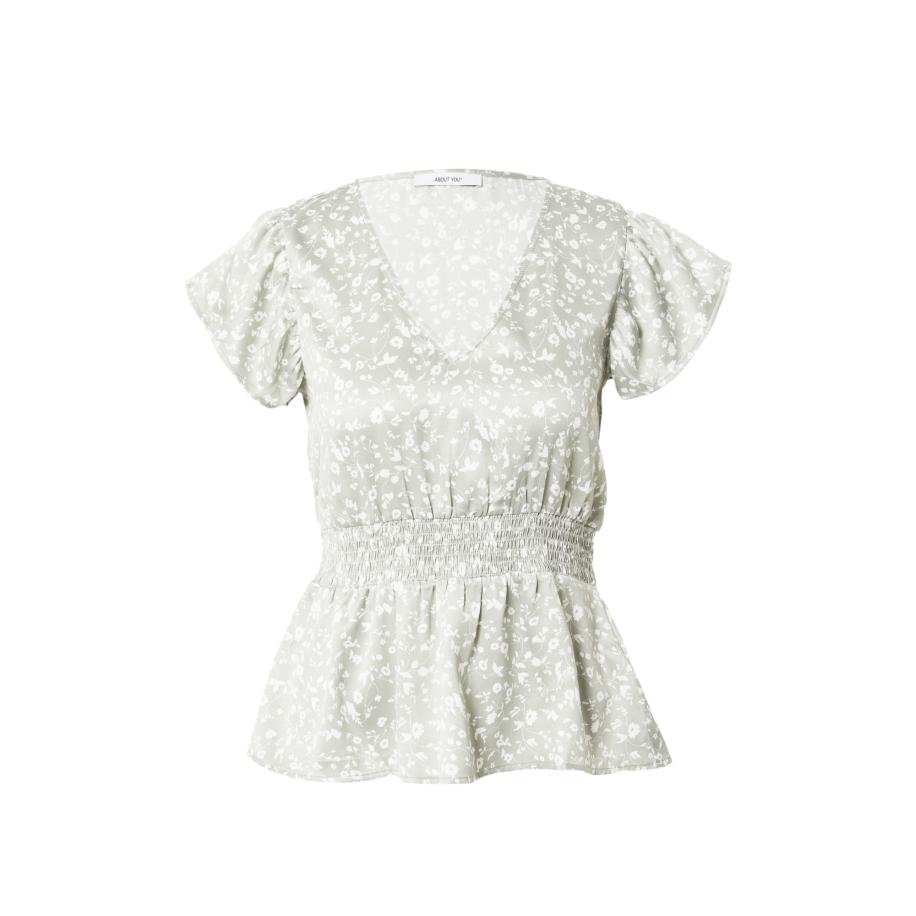 ABOUT YOU ABOUT YOU Blouse Selina mintgroen / wit -