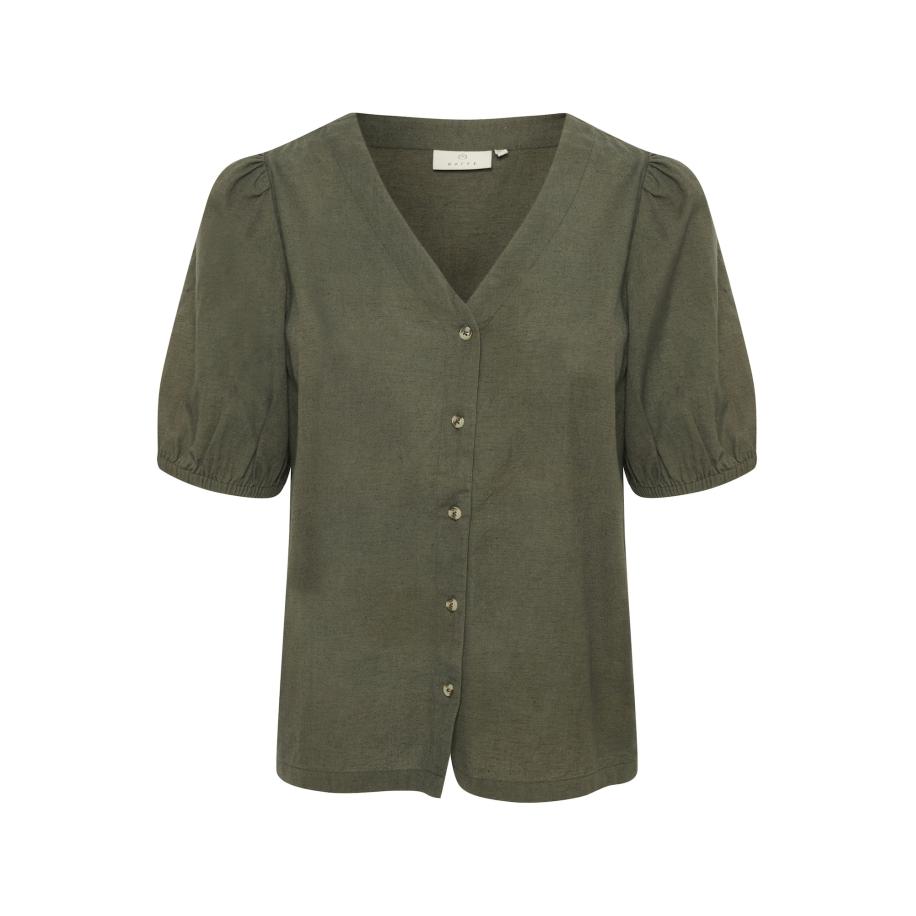 Kaffe Blouse Vigga donkergroen Groen