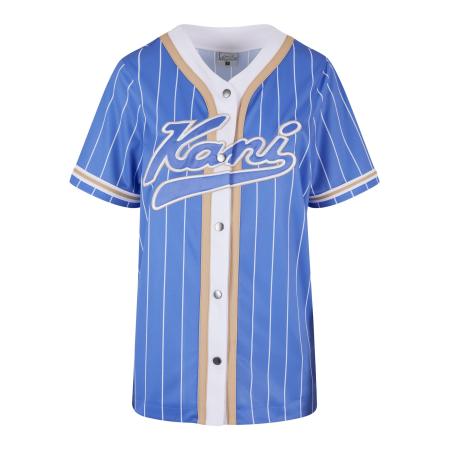 Karl Kani Karl Kani Blouse beige / blauw / wit