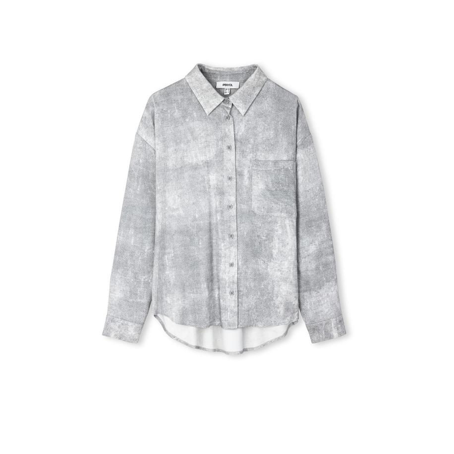 Ipekyol Ipekyol Blouse lichtgrijs -