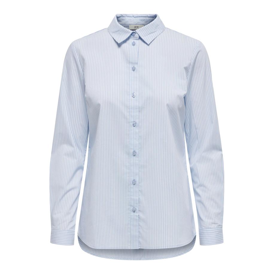 JDY JDY Blouse JDYMio lichtblauw / wit -