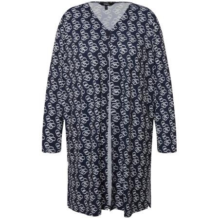 Ulla Popken Ulla Popken Blouse navy / wit