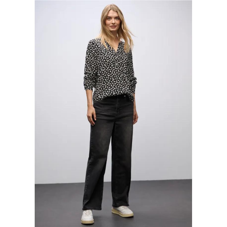 Street One Tuniek met patroon Zwart