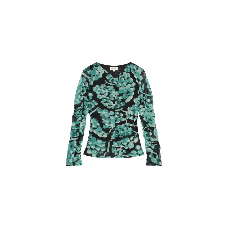 Fabienne Chapot Fabienne Chapot Blouse smaragd / mintgroen / zwart -